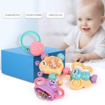 صورة خشخيشة أطفال، مجموعة تسنين، 7 قطع