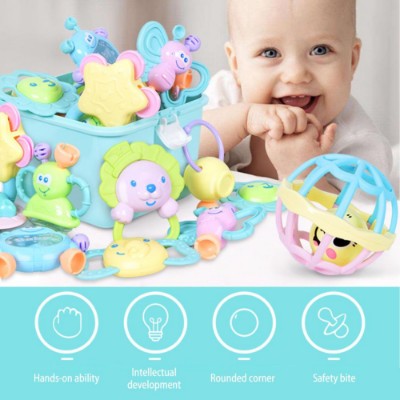 تفاصيل مجموعة خشخيشة/هدية موجوي الزرقاء للمواليد الجدد صورة مجموعة خشخيشة/هدية موجوي الزرقاء للمواليد الجدد