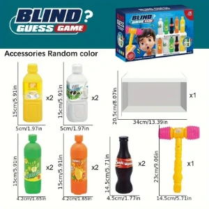 صورة لعبة التخمين المتفاعلة بالزجاجات | لعبة ألغاز منطقية ممتعة