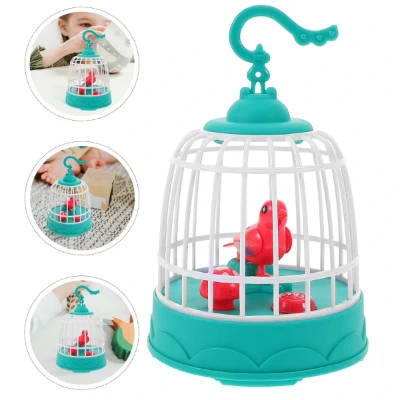 تفاصيل قفص طيور كهربائي تعليمي بلاستيكي للأطفال صورة قفص طيور كهربائي تعليمي بلاستيكي للأطفال