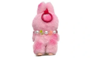 صورة سلسلة مفاتيح لعبة لابوبو المحشوة لثلاثة أجيال