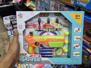 صورة مسدس المنجنيق مع الطائرات المقاتلة معركة جوية