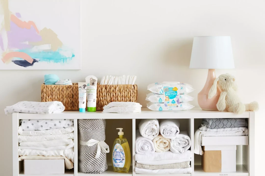 صورة لقسم مستلزمات الأطفال