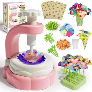 صورة لعبة تركيب ليجو ورد قماشي للأطفال 🌷