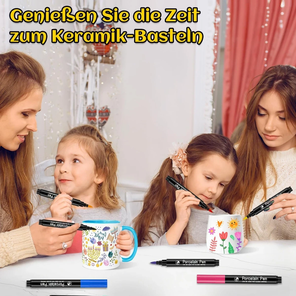 صورة أقلام ألتارو الخزفية، ١٢ لونًا