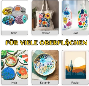 صورة أقلام ألتارو الخزفية، ١٢ لونًا