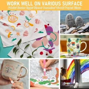 صورة ألوان تلوين الوجه (Face Paint) – 12 قلم بألوان زاهية وآمنة