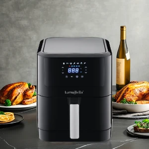 صورة قلاية هوائية ديجيتال 8 لتر لون أسود - 2000 واط - تصميم عصري قوي للأداء الفائق