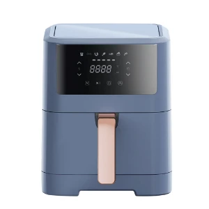 صورة قلاية هوائية ديجيتال سعة 8 لتر لون فضي - 1800 واط - تصميم معدني أنيق وأداء متوازن