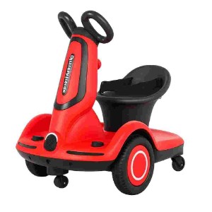 صورة سيارة توازن كهربائية للأطفال - قيادة ذاتية وريموت كنترول للوالدين - لعبة شحن تعليمية