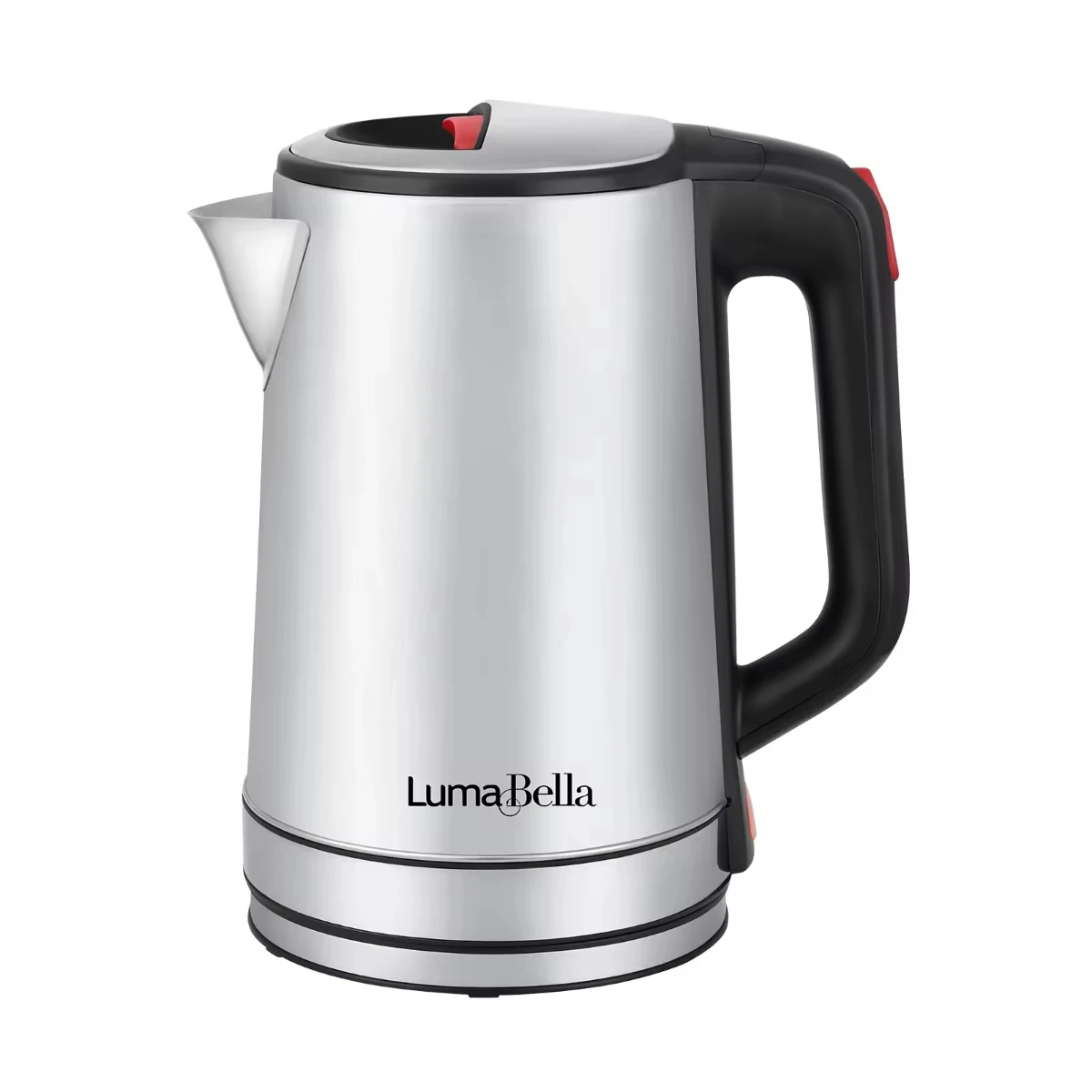 صورة غلاية ماء كهربائية 2.3 لتر - ستانلس ستيل مُضلّع - سعة كبيرة وتصميم فاخر