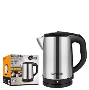 صورة غلاية ماء كهربائية 2.3 لتر - ستانلس ستيل مُضلّع - سعة كبيرة وتصميم فاخر