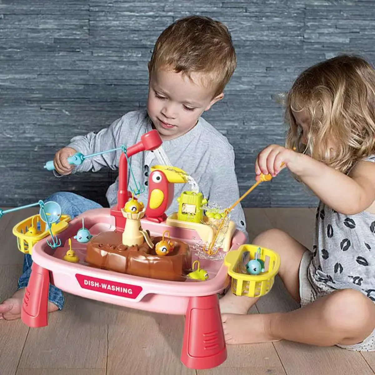 صورة طاولة WARKAN التعليمية للأطفال بالطين الملون  الآيس كريم