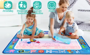 صورة سجادة الرسم المائي السحرية للأطفال - تصميم الحيوانات الأليفة