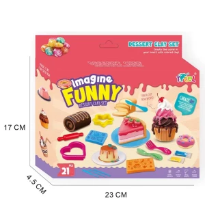 صورة مجموعة صلصال الحلوى المضحكة  21 قطعة