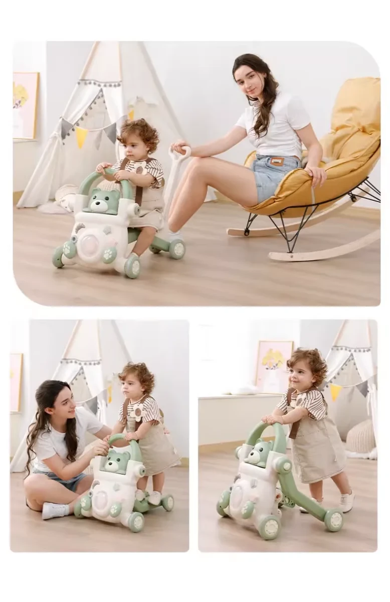 صورة مشاية ومركز أنشطة للأطفال 3 في 1 - هدية تفاعلية لخطواته الأولى