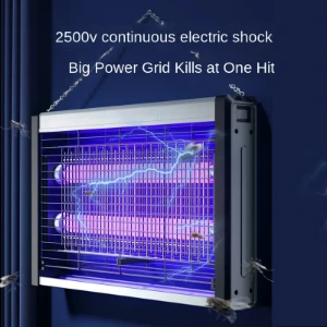 صورة مصباح كهربائي قاتل للبعوض والذباب – معلق وقائم