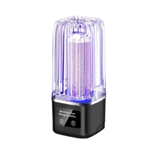 صورة مصيدة حشرات معلقة داخلية، مصباح ليلي قابل لإعادة الشحن، مصباح صيفي خارجي محمول