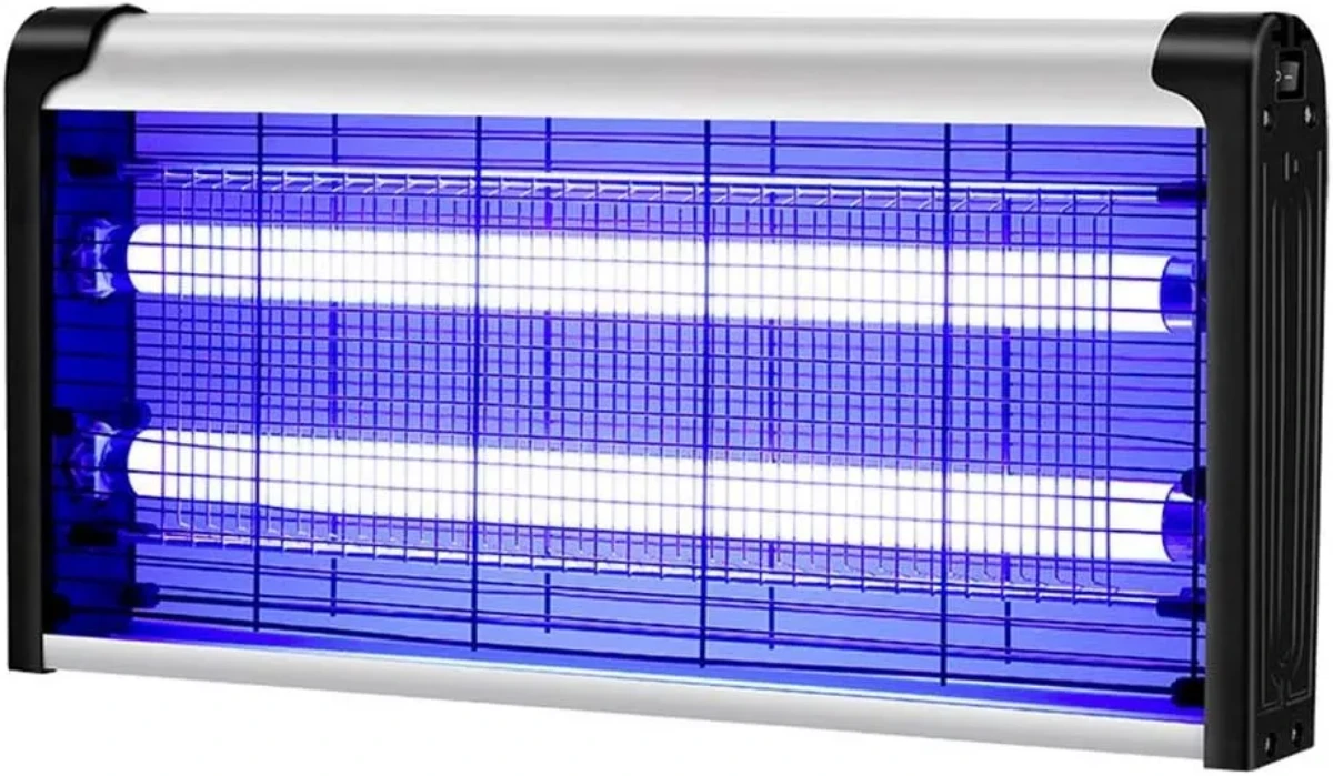 صورة مصباح قاتل البعوض، مصباح امن، طارد للبعوض الفيزيائي باضاءة LED كهربائية،