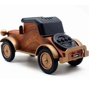 صورة سماعة بلوتوث بتصميم السيارة الكلاسيكية الفاخرة