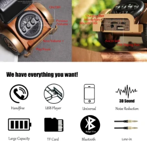 صورة سماعة بلوتوث بتصميم السيارة الكلاسيكية الفاخرة