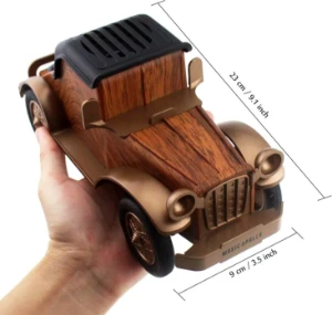 صورة سماعة بلوتوث بتصميم السيارة الكلاسيكية الفاخرة