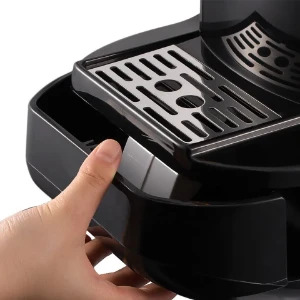 صورة ماكينة تحضير القهوة التركية 2 كوب من راف بسعة 0.8 لتر، 700 وات، R.111- أسود