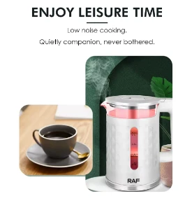 صورة غلاية كهربائية زجاجية – فولاذ مقاوم للصدأ عالي الجودة