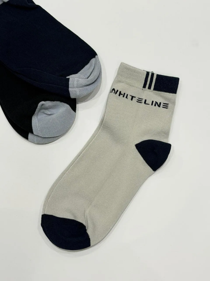 صورة علبة 3 قطع شراب رجالي قطن