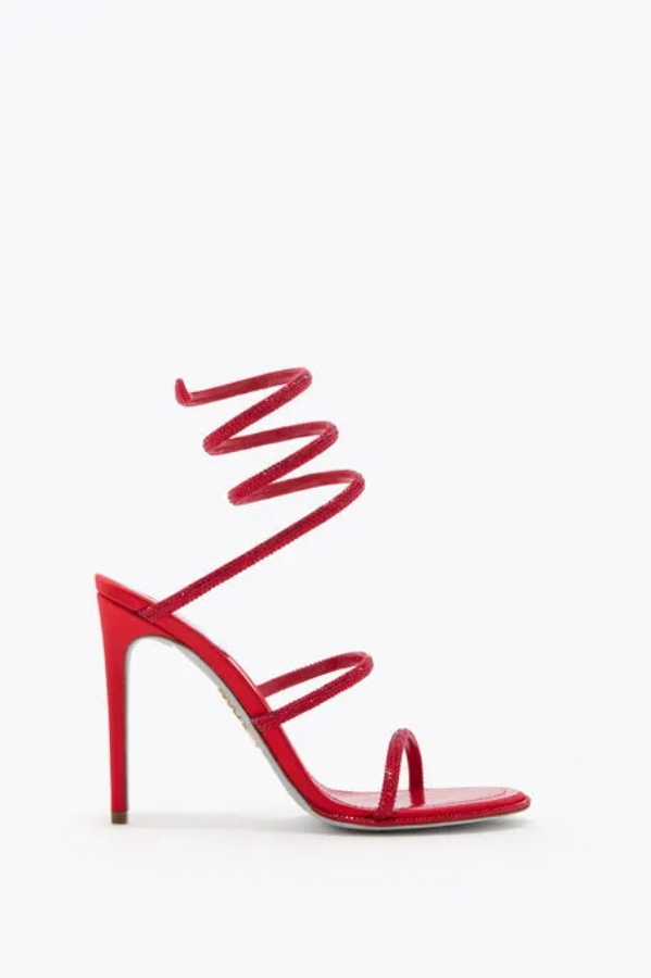 صورة صندل "سيرين" اللولبي المرصع بالكريستال.