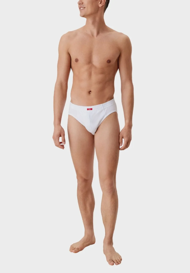 صورة 3 قطع سروال رجالي أبيض قطن مريح