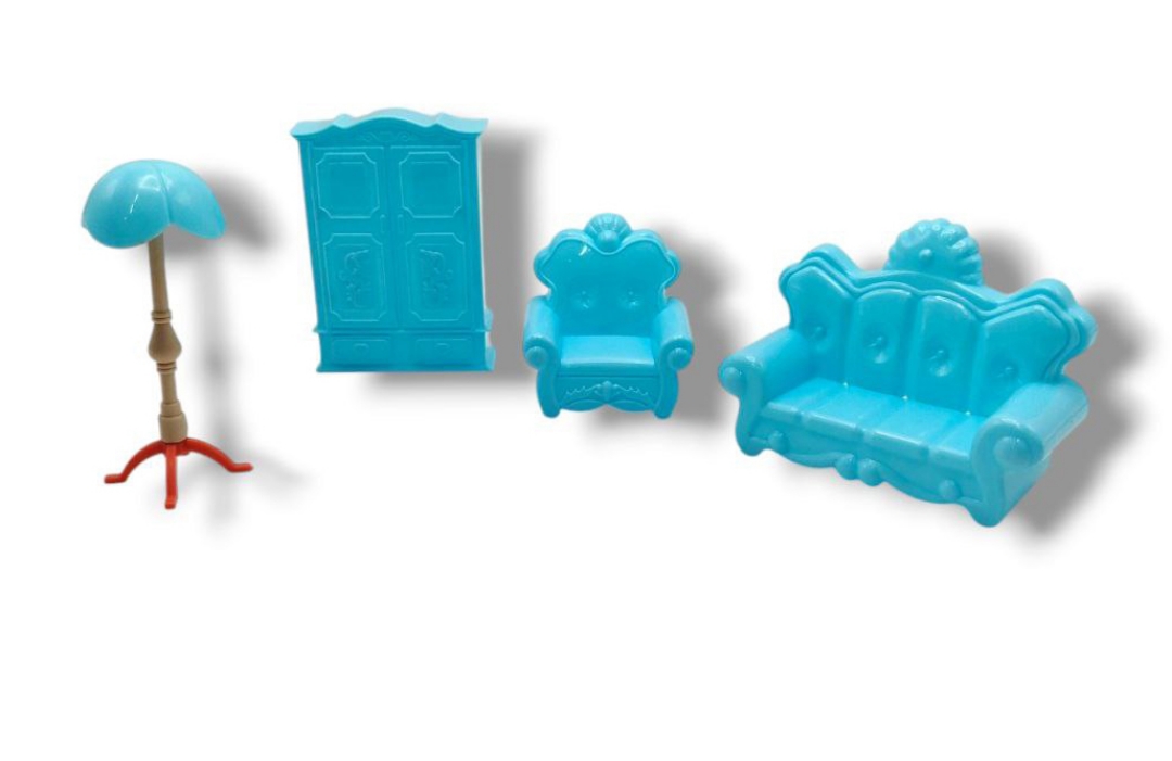صورة  مجموعة ألعاب Toy House الخاصة بنا تحتوي على شخصيات Sweet Home والضوء والصوت