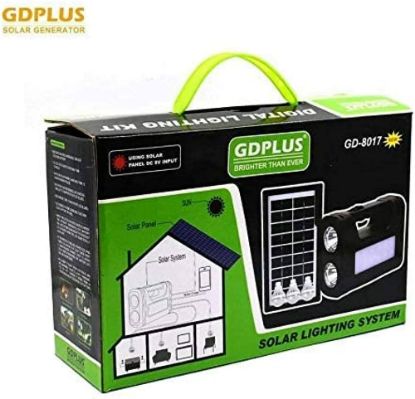 صورة مصباح الطوارئ GDLITE GD8017 نظام الإضاءة الشمسية GDHHDP