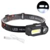 صورة مصباح أمامي LED قابل لإعادة الشحن USB 
