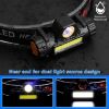 صورة مصباح أمامي LED قابل لإعادة الشحن USB 