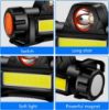 صورة مصباح أمامي LED قابل لإعادة الشحن USB 