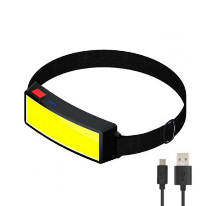 صورة  مصباح أمامي صغير USB قابل لإعادة الشحن بمستشعر للحركة