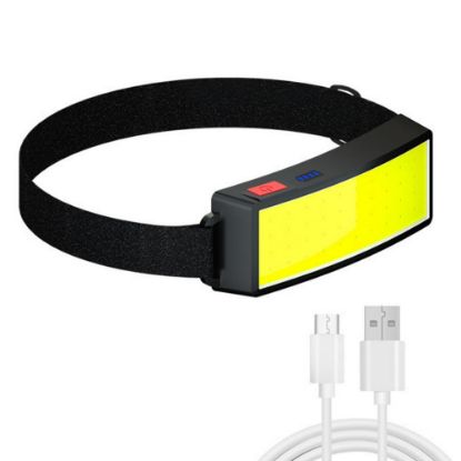 صورة  مصباح أمامي صغير USB قابل لإعادة الشحن بمستشعر للحركة