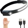 صورة  Gearsnug LED مستشعر الحركة شعاع واسع 350 لومن USB قابل للشحن مقاوم للماء 230 درجة إضاءة أمامية