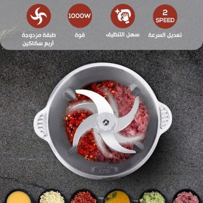 صورة كبة 1000 وات من هوم جولد سعة 5 لتر - ستانلس ستيل 